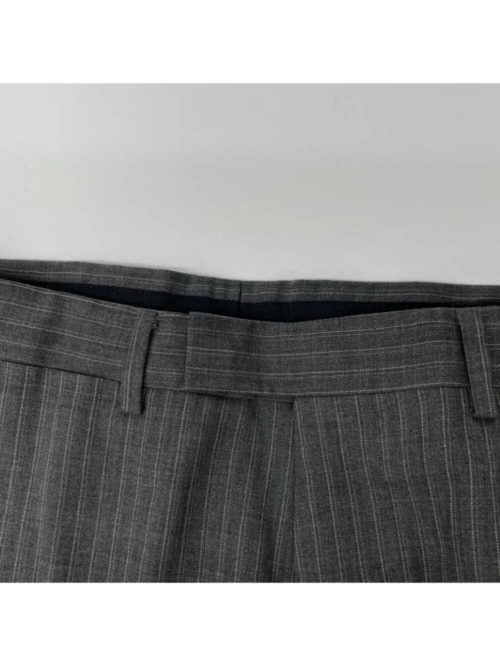 Gucci Gray Wool Striped Single Suit 46
